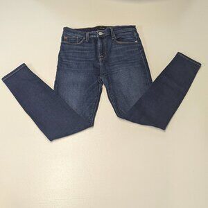 HUDSON Natalie Mid Rise Skinny Jeans 29 Dark Wash